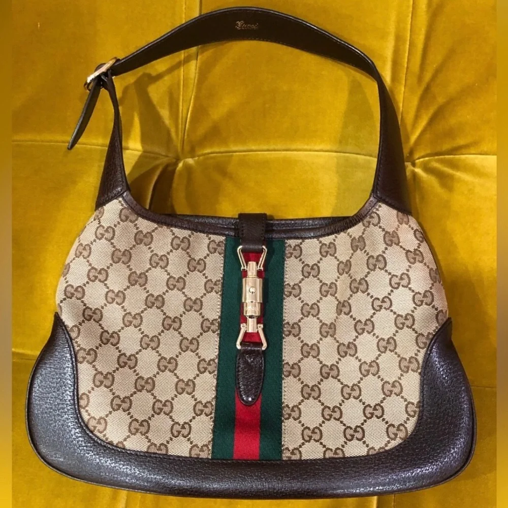 Gucci Jackie Vintage Sherry Line Bag - Picture 1 of 4